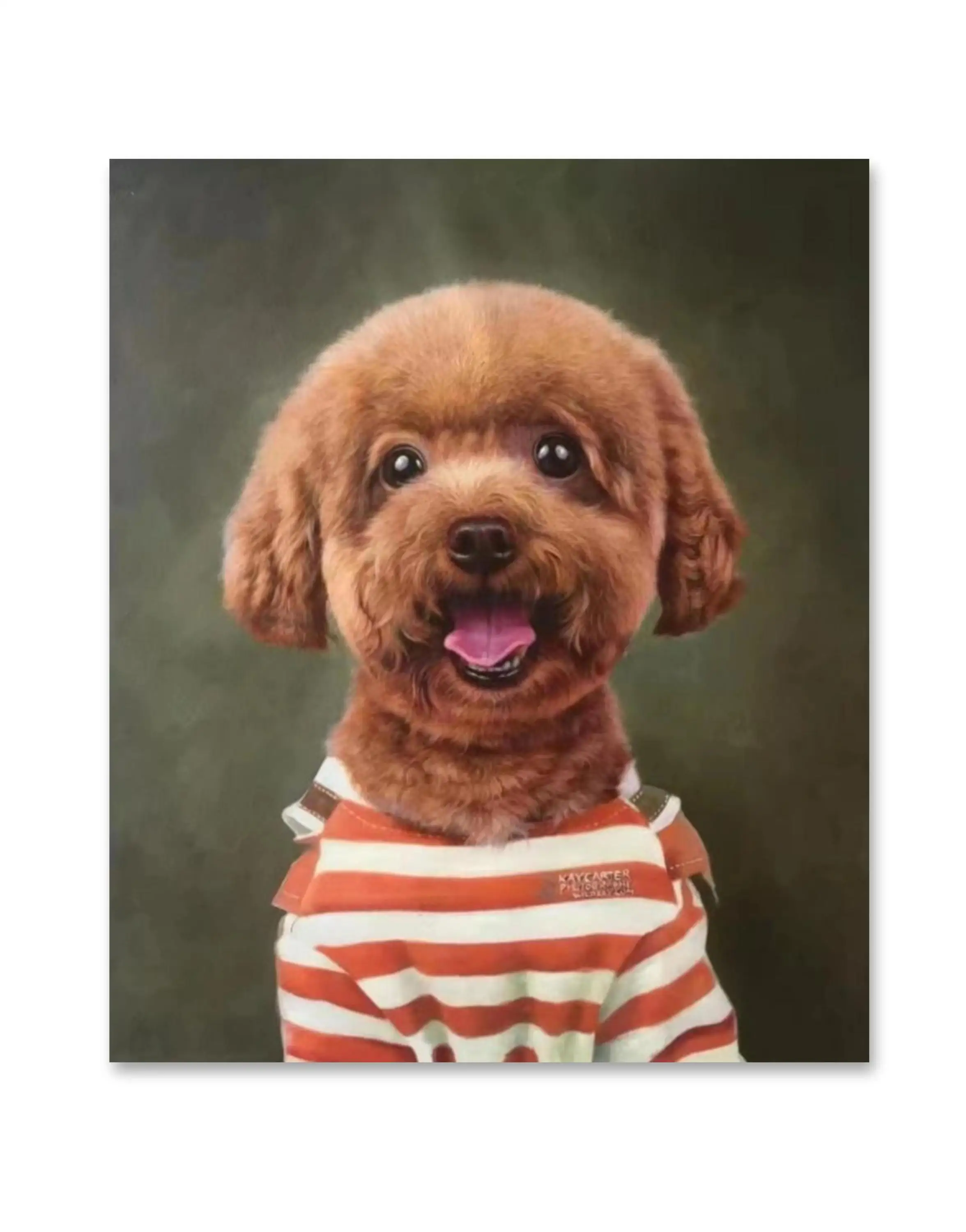 Modern handmade painting home wall art decor from photo high quality art painting cute dogs