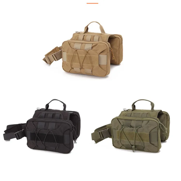 Customization pet heavy duty no pull private label military K9 dog harness backpack lead collar leash set tactical harness dog