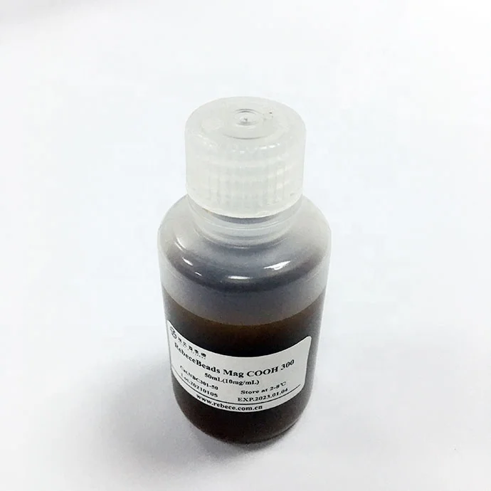 Carboxyl coated magnetic nanoparticles beads for DNA isolation with professional factory