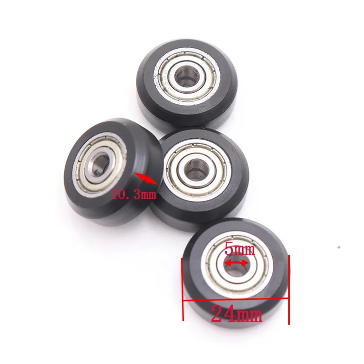 3D Printer wheel 625ZZ bearings plastic POM Pulley 3D Printer POM Wheel 3D Printer roller wheel