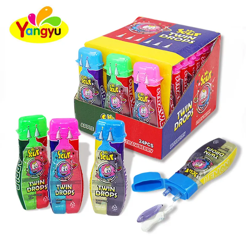 Halal Double Drops and Flavors Liquid Jelly Jam Candy