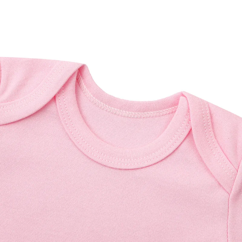 Baby plain romper newborn clothes 0-2 year old solid color romper Newborn baby clothes baby cotton romper