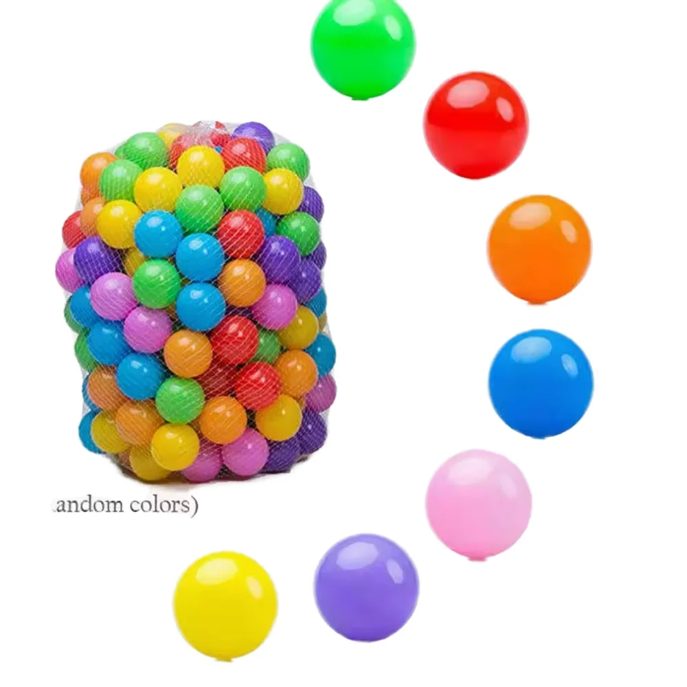 Unisex Kids Toy Ocean Ball Soft PE Plastic Water Ball for Pool Fun 5.5 cm Light Waterproof Custom Logo Print for Play