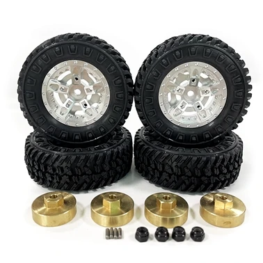 Axial SCX24 RC Metal Car Tire with Brass Wheel Counterweight accessories CX2420S