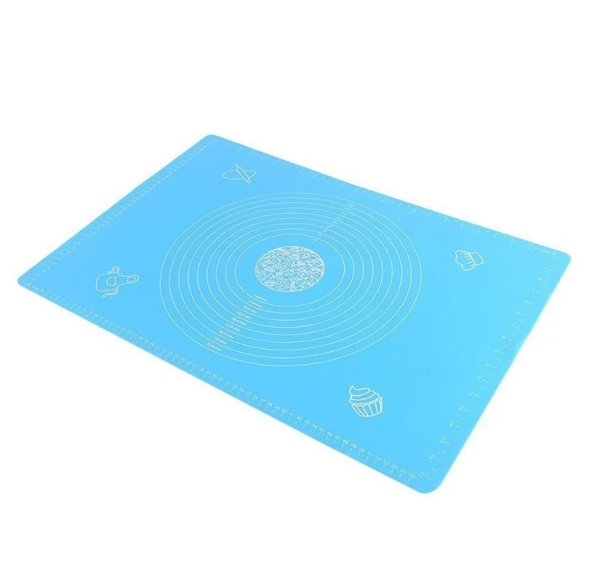 Heat Resistance Reusable Non-stick Silicone Baking Mat ,Silicone Pastry Rolling Mat for with Measurements