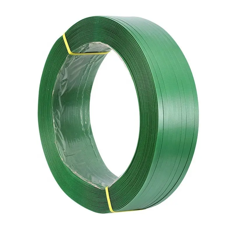 PET Strap Roll Price Plastic Banding Packing Roll Embossed High Tension Green Packing Belt Packing Belt Band
