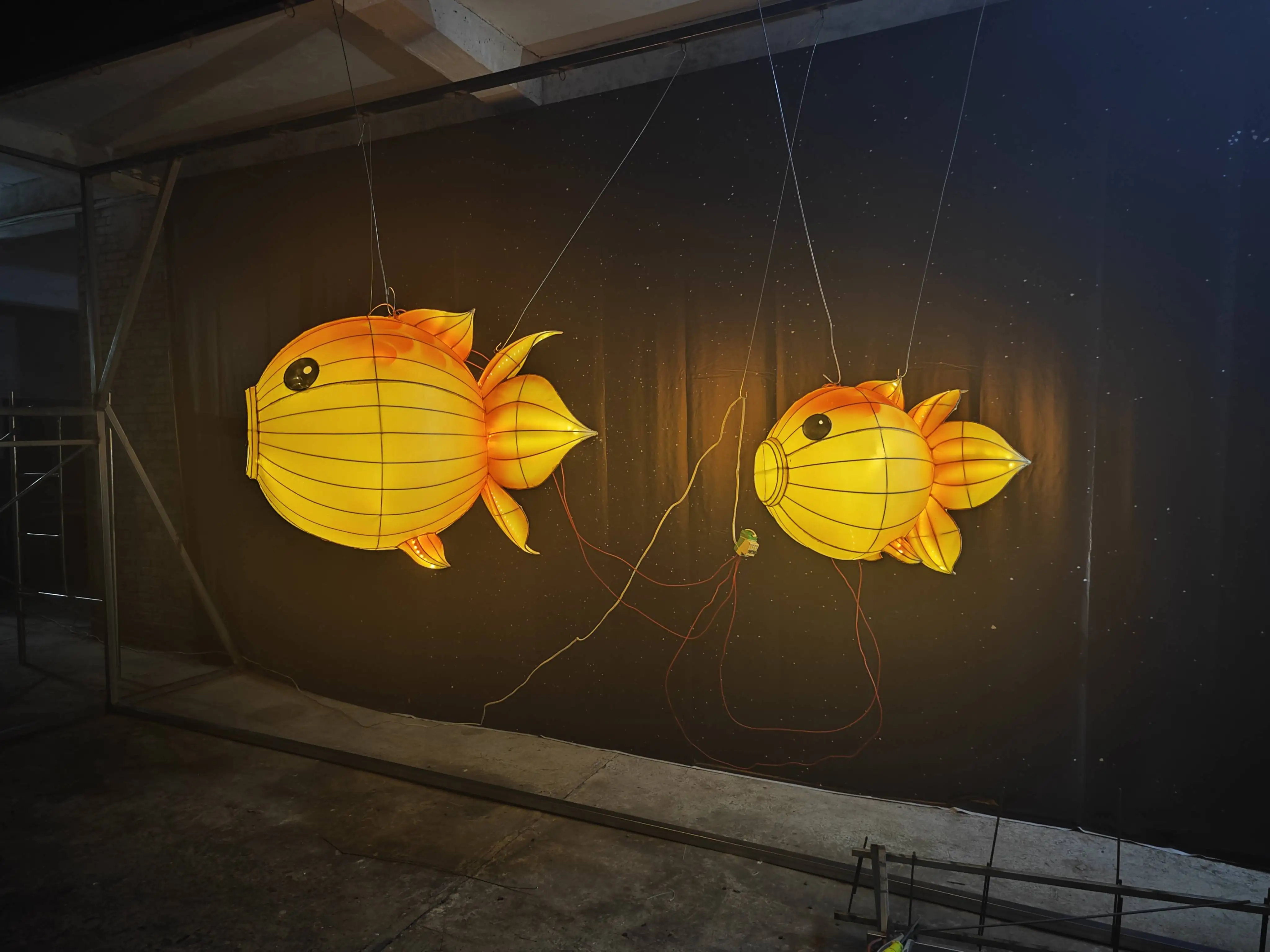 Chinese Manufacturer Joyful Peaceful Clever Mischievous Wonderful Unique Fish Lamp