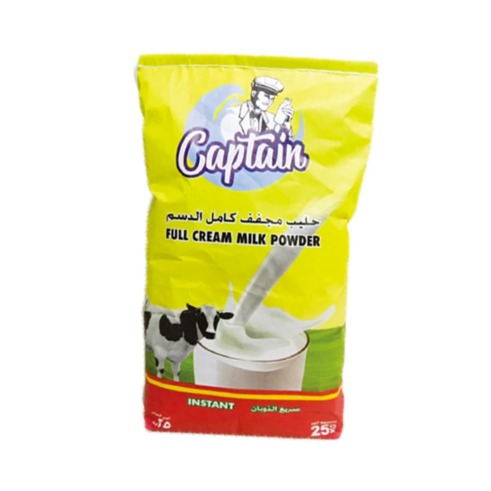 Drink fresh full cream milk powders dairy  from 20 grams till 25 Kgs  milk powders Captain Milk Powder