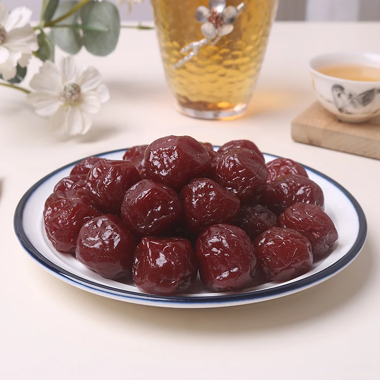 Rose plum fruit casual snack plum dried sweet and sour plums