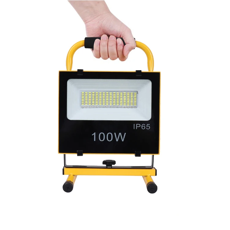 New Reflectores led Outdoor lighting Portable 50W 100W 200W 300W reflector solar Spotlight Searchlight Rechargeable flood lights