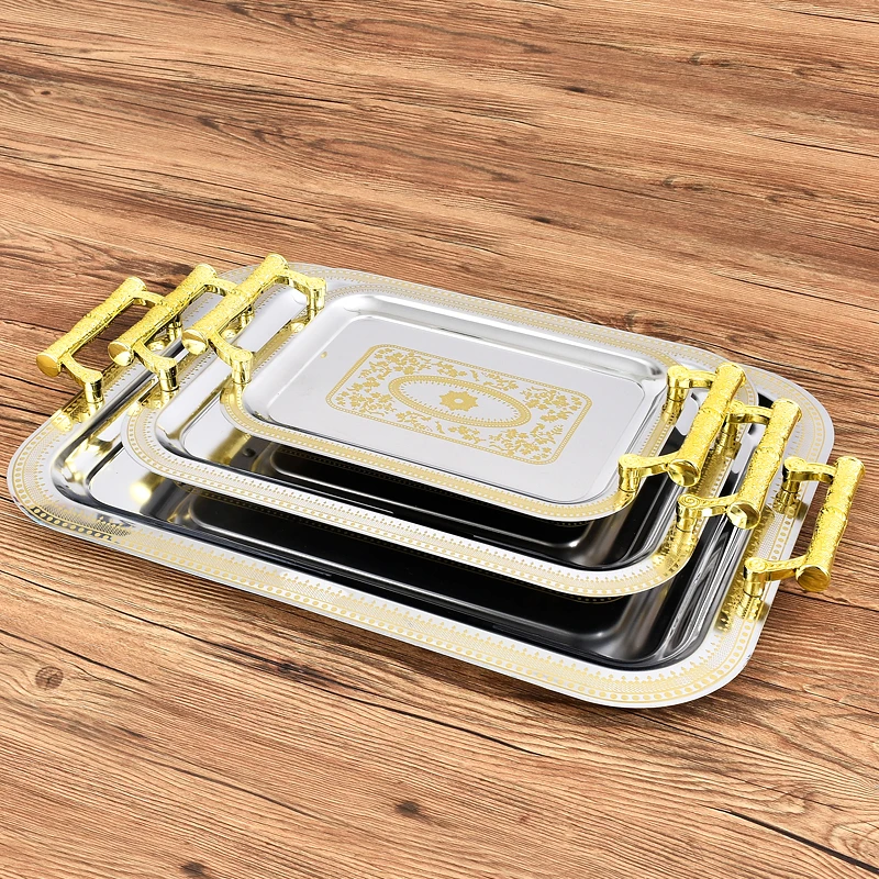 
Hot sale Stainless Steel Serving buffet tray hotel suppliesbest price Factory Supply Low MOQ Handle Oval Logo custom OEM 