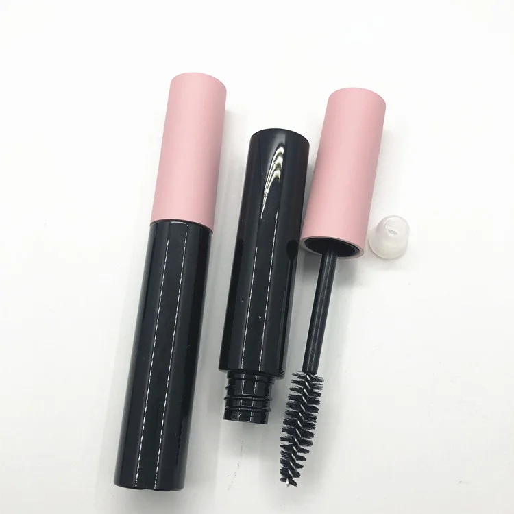 Empty 10 ml Round Pink Cosmetic Container Eyeliner Mascara Lip Gloss Tube Packaging