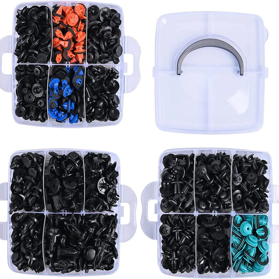 Hot Sell Car Plastic Automotive Push Retainer Door Panel Trim Clips Auto Body Fasteners Assortment Fender Rivet Bumper Kit Set