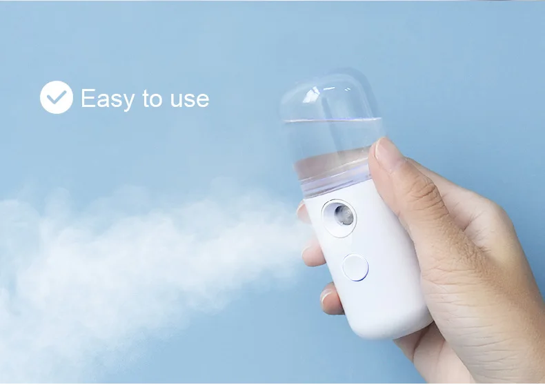 Electric Mini Usb Pocket Facial Steamer Beauty Portable Nano Mist Fogger Sprayer