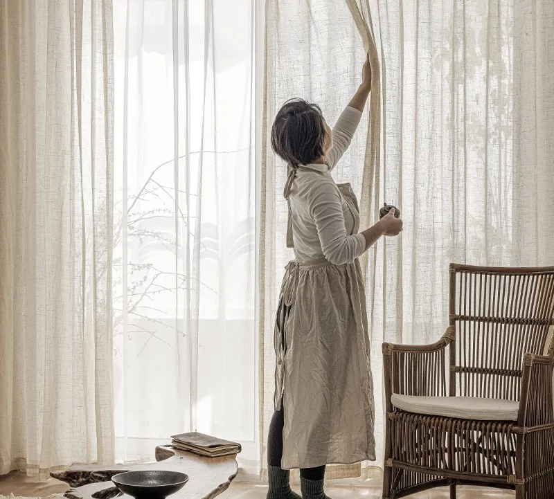 China supplier stock Wholesale Soft Cheap Wide Width  290CM Hometextile Bedding 280CM Sofa Curtain Linen Cotton Fabric