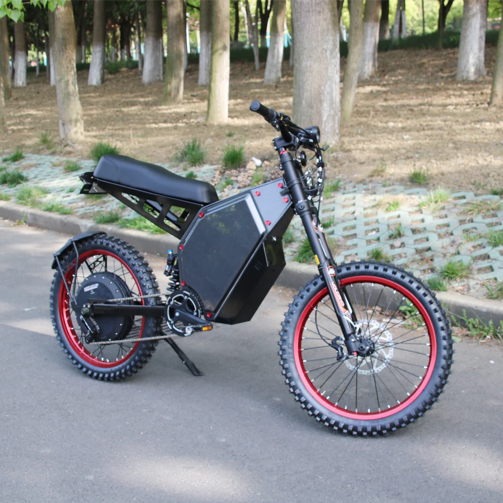 Suron Dirt Electric Bike 72V 15KW Full Suspension Enduro EBike 15000w Stealth Bomber Electric Dirt Bike