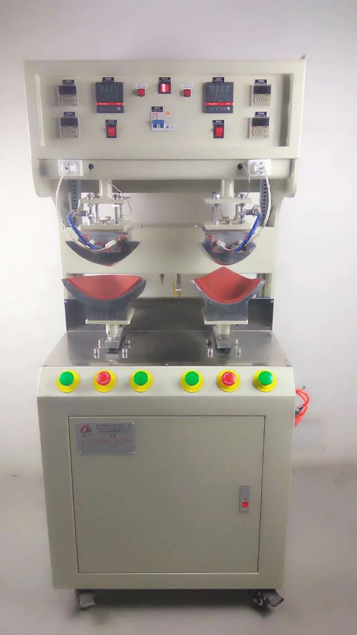 AUTO FRONT PANEL PRESSING AND IRONING PEAK MACHINE WITH 2 HEADS