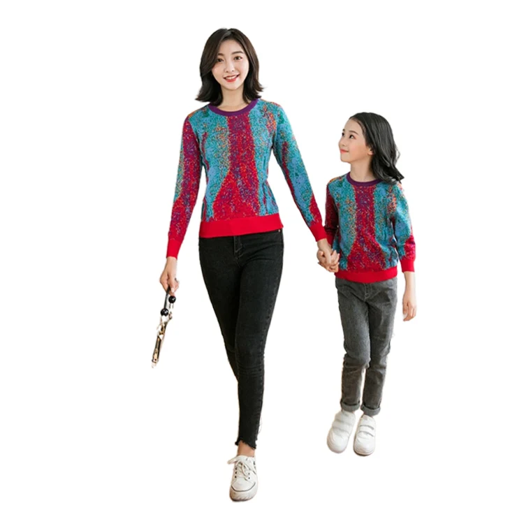 
High Quality New Design Family Summer Matching Outfits Home Parent-child Outfits 