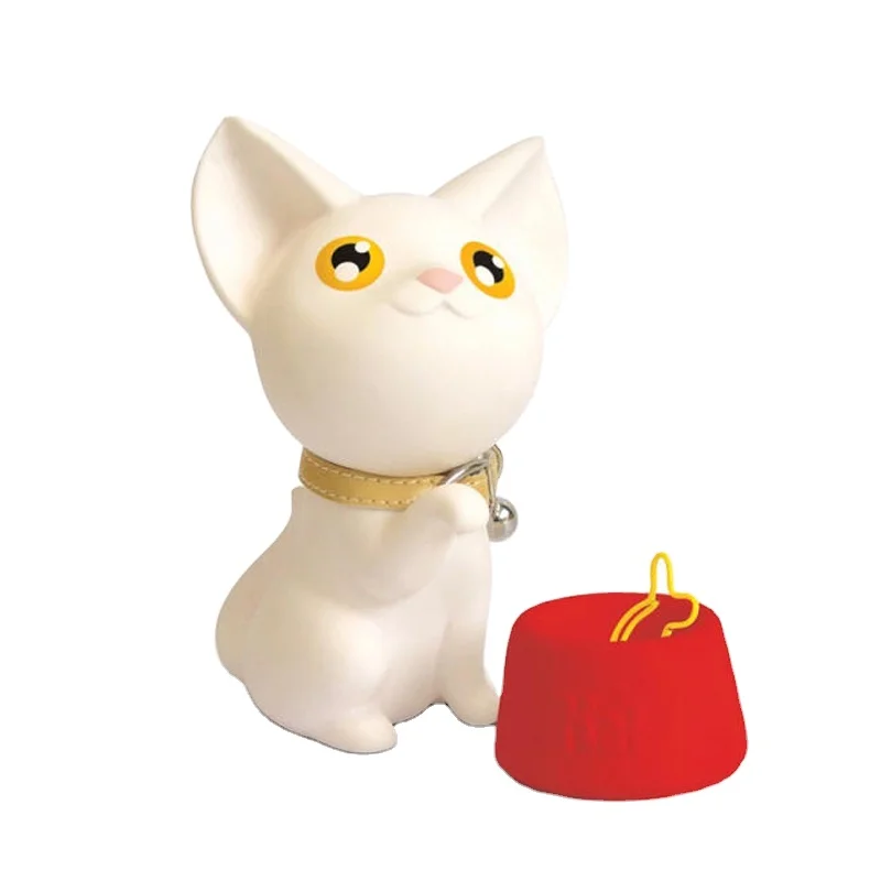 
Оптовая продажа, магнитный держатель для бумаги в форме кошки с зажимами для бумаги 