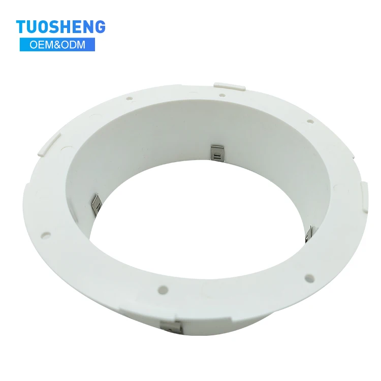 Adjustable air ventilation cover round ducting ceiling wall hole abs air vent Grille for sale