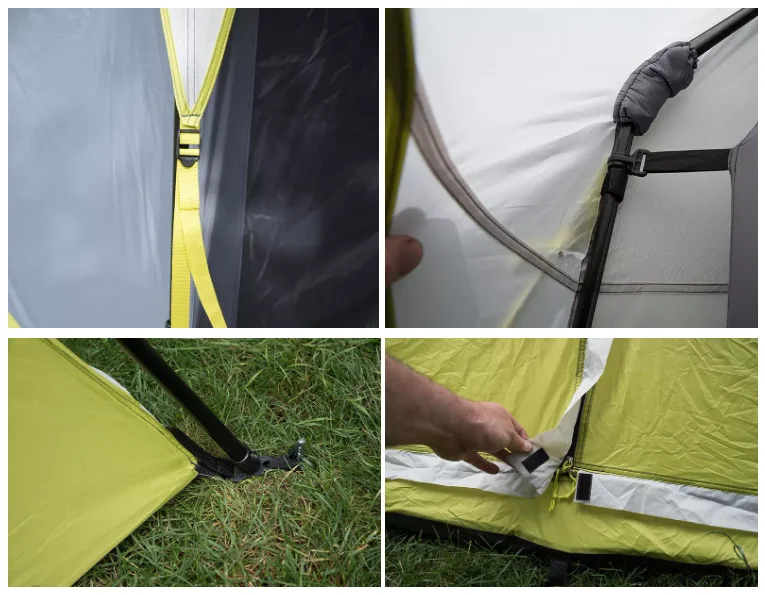 Factory Customized Luxury Family Camping Tent Outdoor 8 Person Waterproof Large Space Tent
