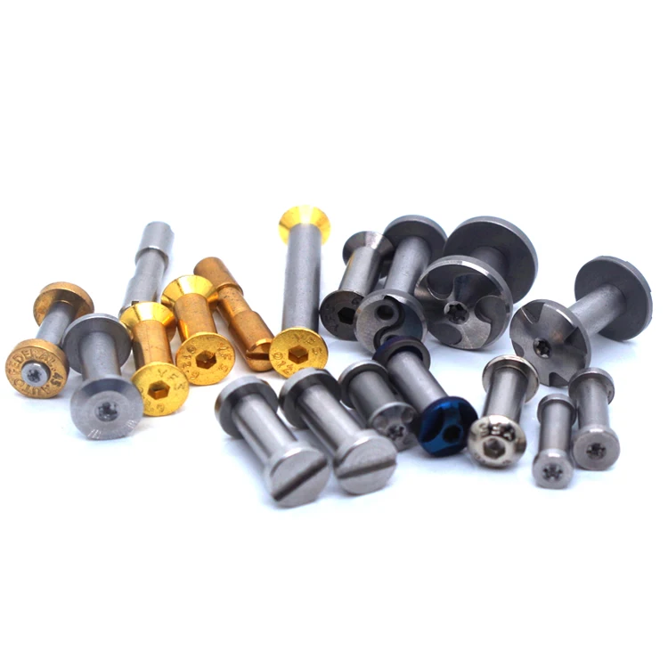 
OEM binding barrel sex post chicago screw for leather book metal craft belt 