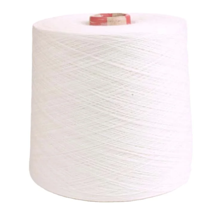 Wholesale 60s 100% organic cotton yarn for weaving and knitting