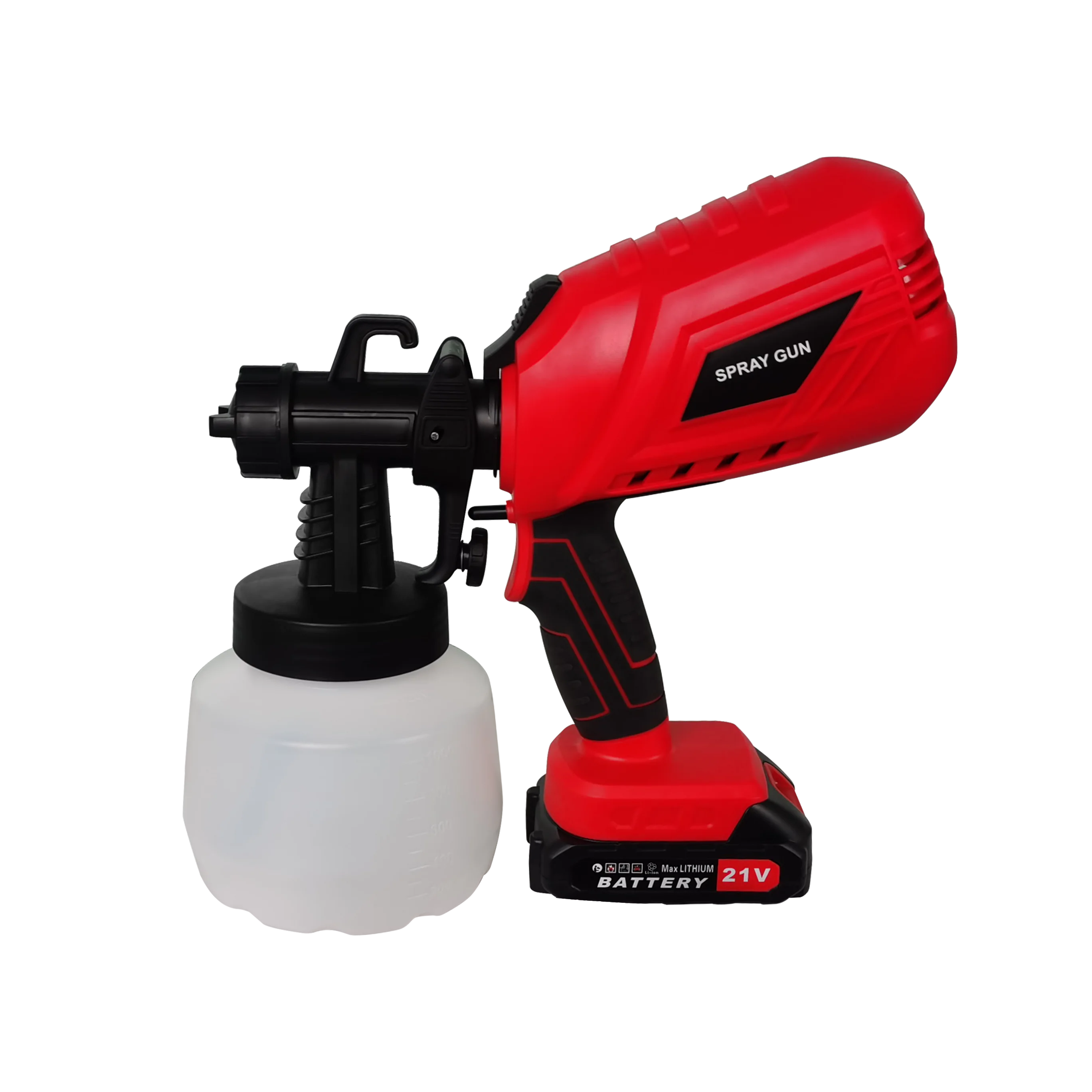 800ML 21V Li-ion  Battery Cordless Electric Spray Gun Portable Paint Sprayer For DIY Working