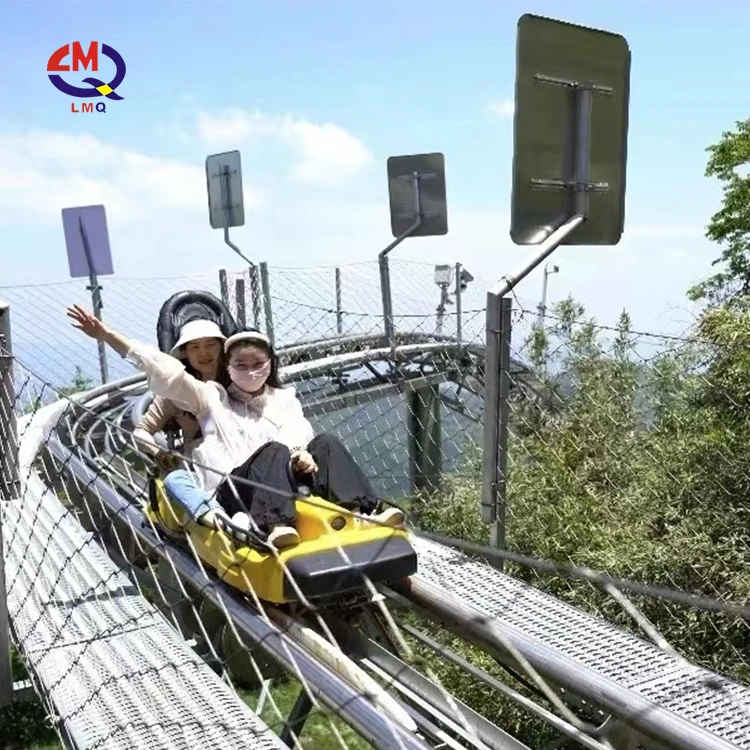 Adventure Park Equipment Mountain Slide Roller Coaster Amusement Park Thrill Ridge Runner Pipe Sled Rail Rides