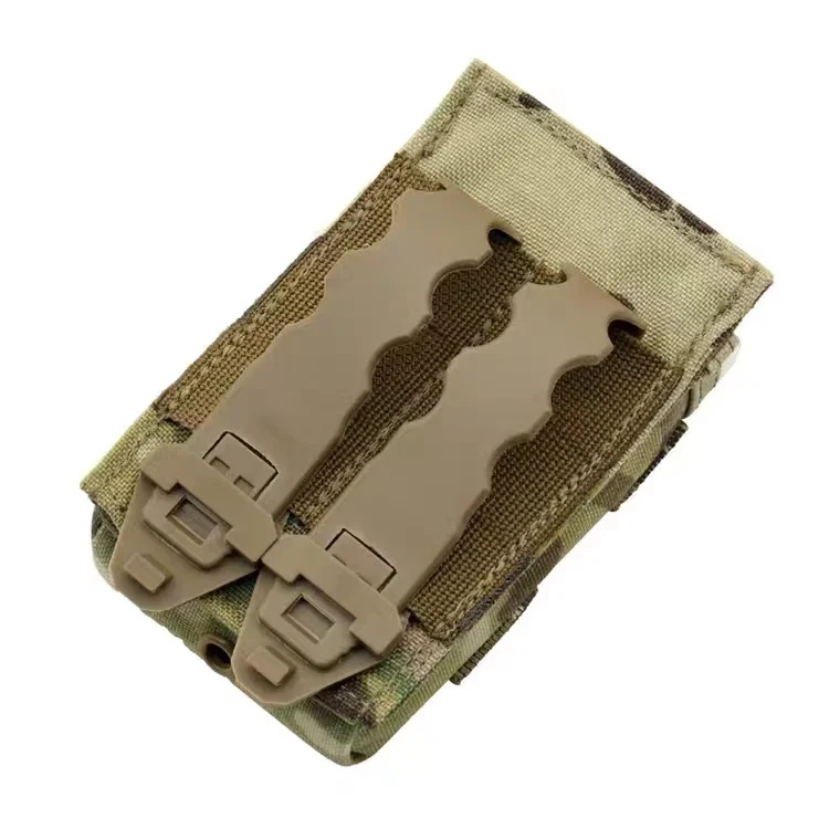 Fight Light Series Taco Pouch Molle Fastener 2 Packs 5.9in Tactical MOLLE Malice Clips Short Coyote