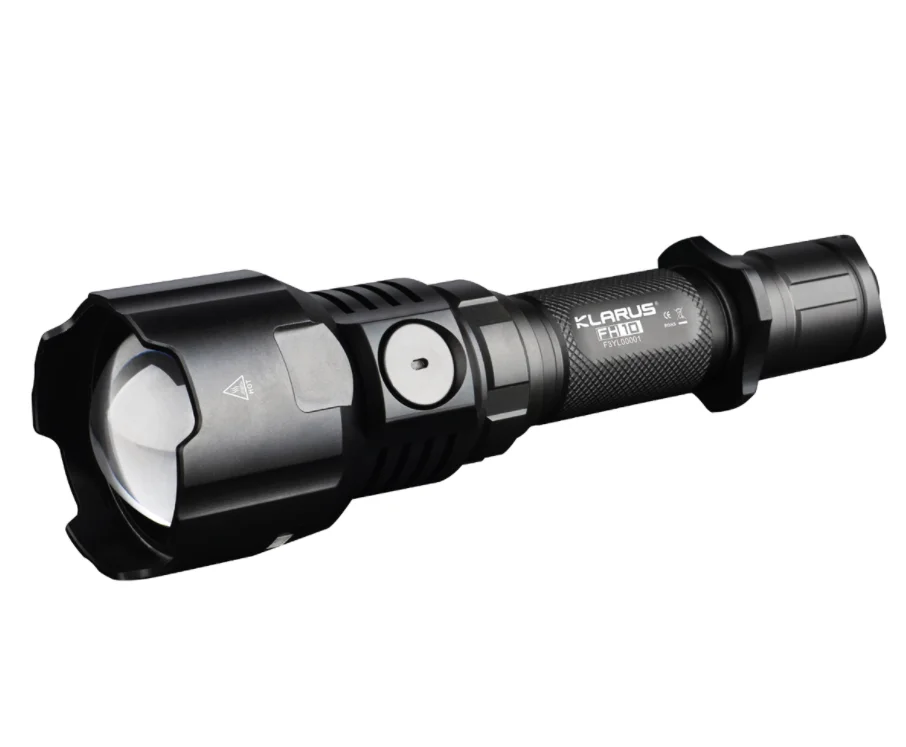 KLARUS FH10 Led Flashlight XP-L HI V3 LED Red and Green White Flash Light