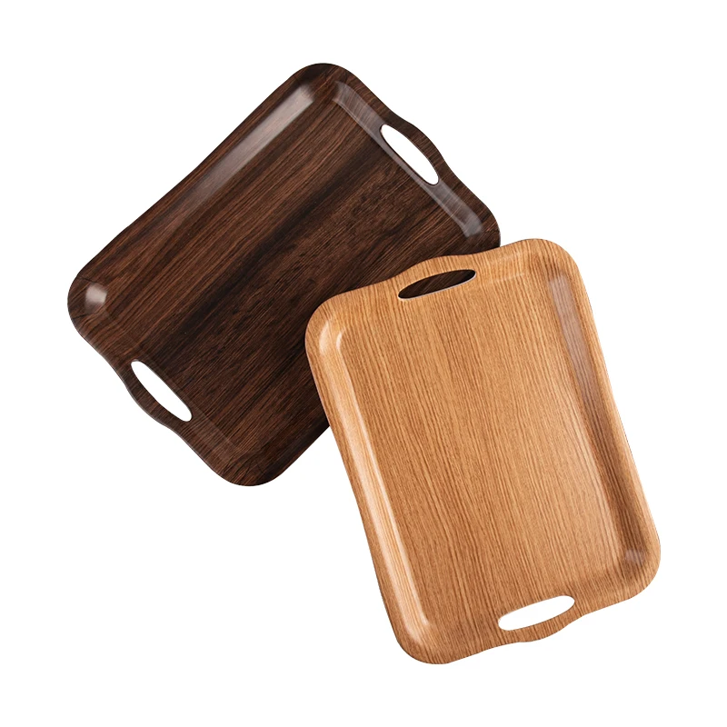 Custom Printed Melamine Serving Beer Tray With Full-Printing Decal In Matte