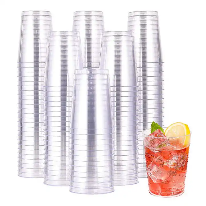 Wholesale Custom biodegradable compostable bio pla bubble tea coffee cold clear cups biodegradable