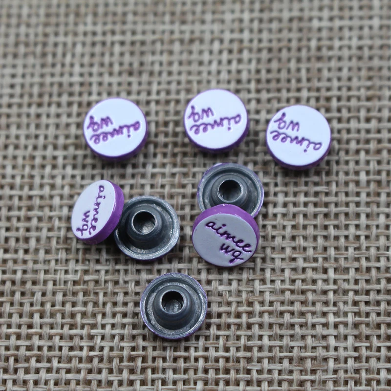 wholesale custom logo fashion design concave decorative studs and rivets