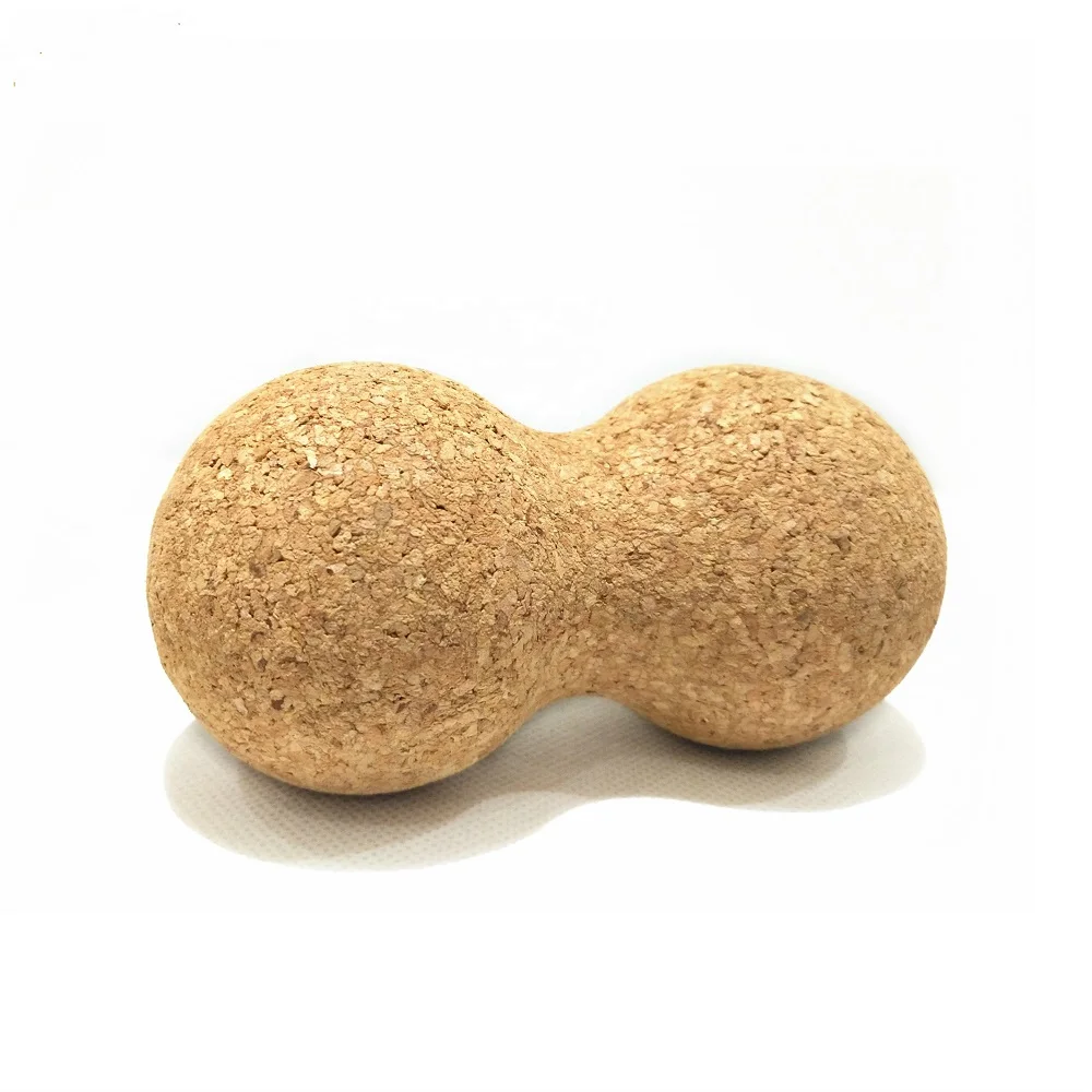 New Product Manufacture Cork Double Yoga Massage Ball