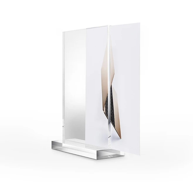 Customized T Shape Standing Metal Acrylic Table  Number Sign Display Price  Menu Holder Signage