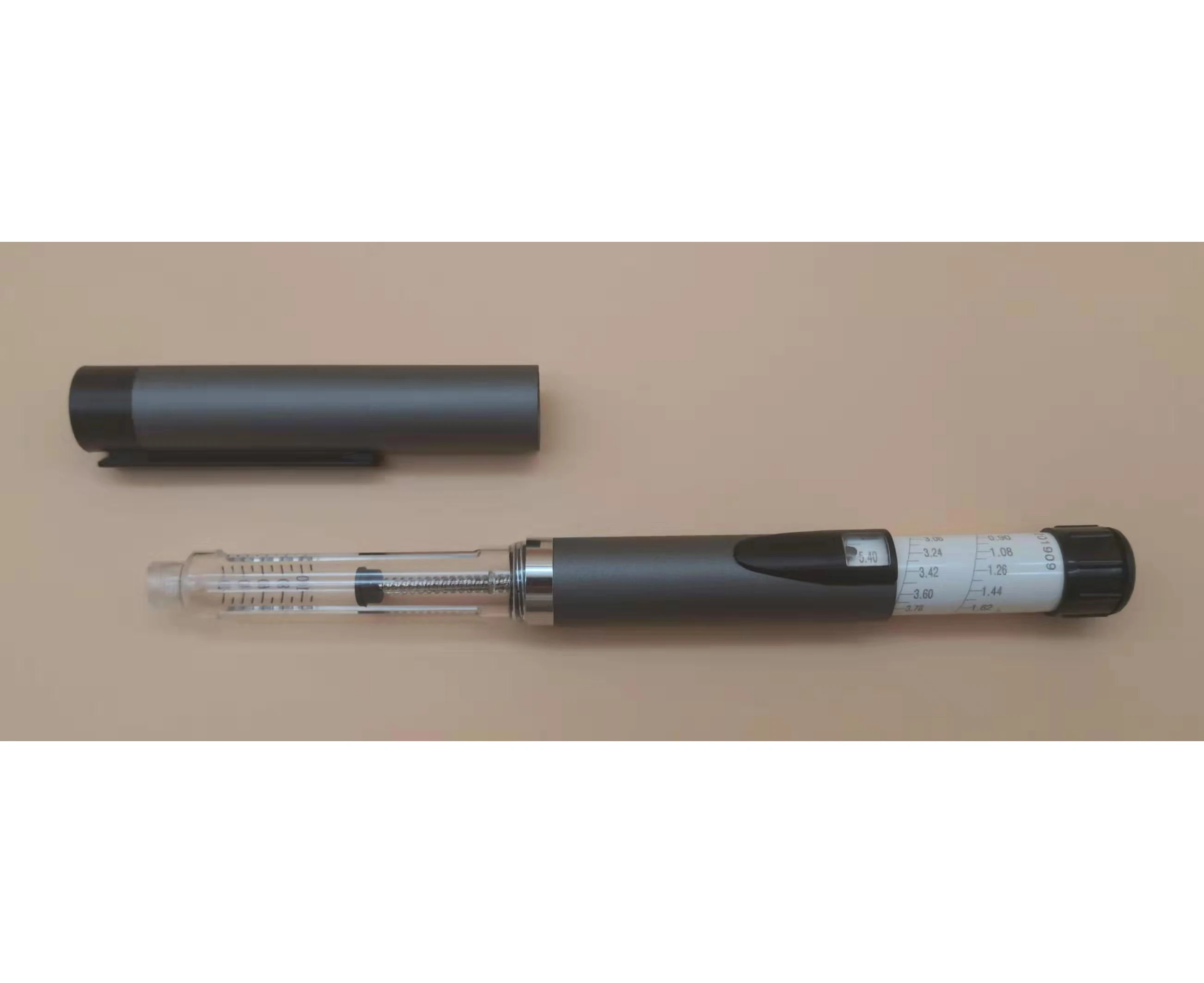 
Reusable HGH pen for 36IU(12mg) HGH 4ML double chamber cartridge somatropin Human Growth Hormone 