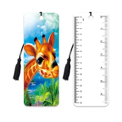 Custom Stationery 3d lenticular bookmark flip lenticular 3d bookmark for book