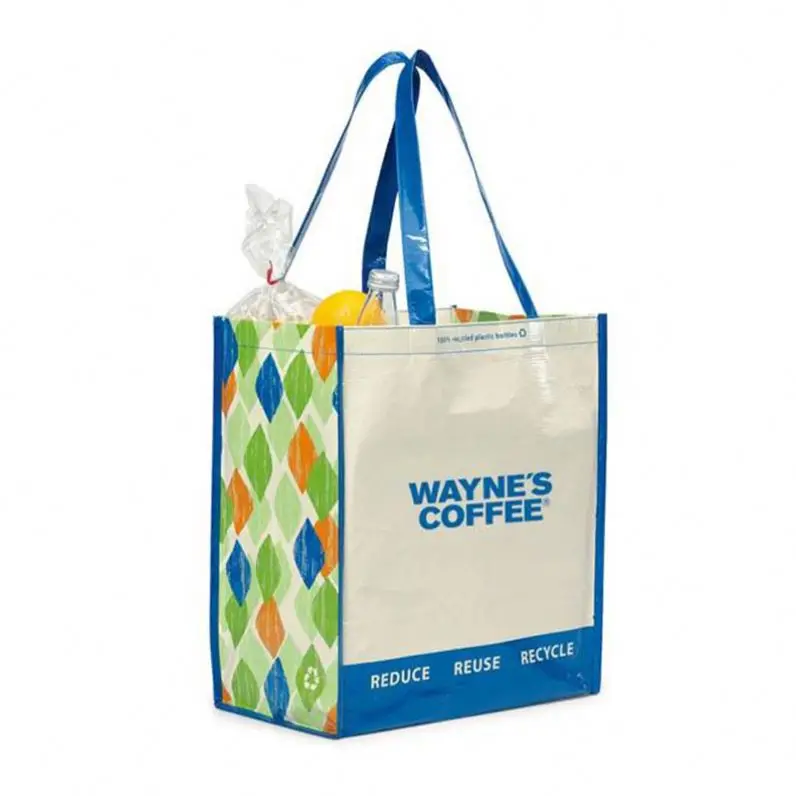 China Manufacturer Wholesale Price Custom Printed Eco Friendly Recycle Reusable Pp Laminated Non Woven Tote Shopping Bags