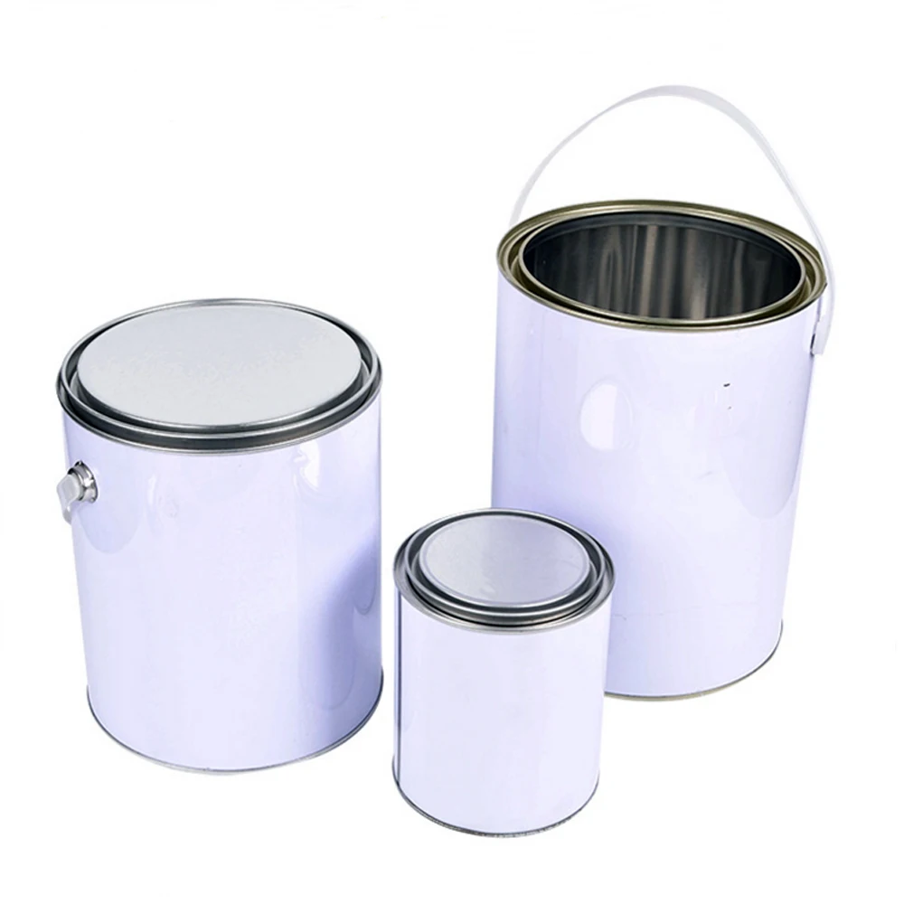 Customize Paint Tin Can 250ml 8oz Paint Tin Can Wholesale Empty Paint Cans