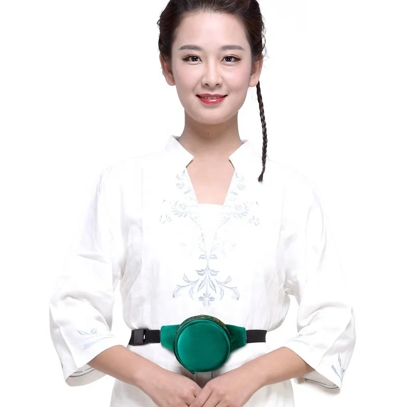 new one unit green smokeless moxibustion bag set prevent smoke leakage