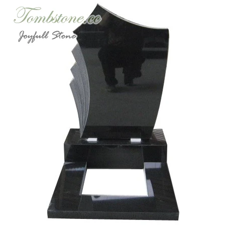 
China Black granite monument granite memorials tombstone 