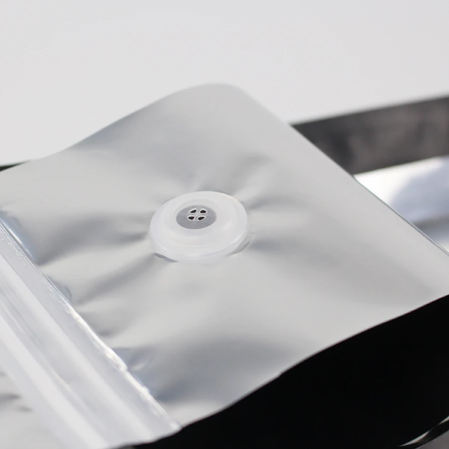 Custom printed 1kg Resealable Flat Bottom Box Pouch Coffee Bag with valve