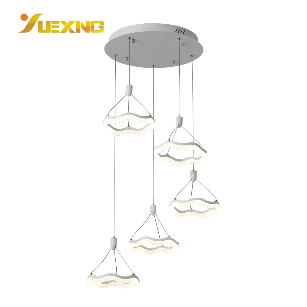 Simple Style Delicate Modern  Home Indoor Luxury Circle Ring LED Pendant Light