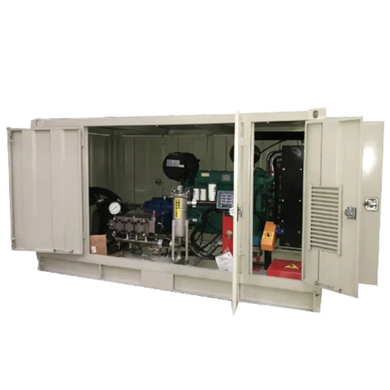 XY water blasting equipment condesner tube cleaning machine with 1500bar pressure
