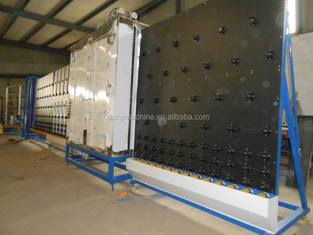 2.5 M X 3.5 M Automatic CNC Double glazing glass machine vertical production line