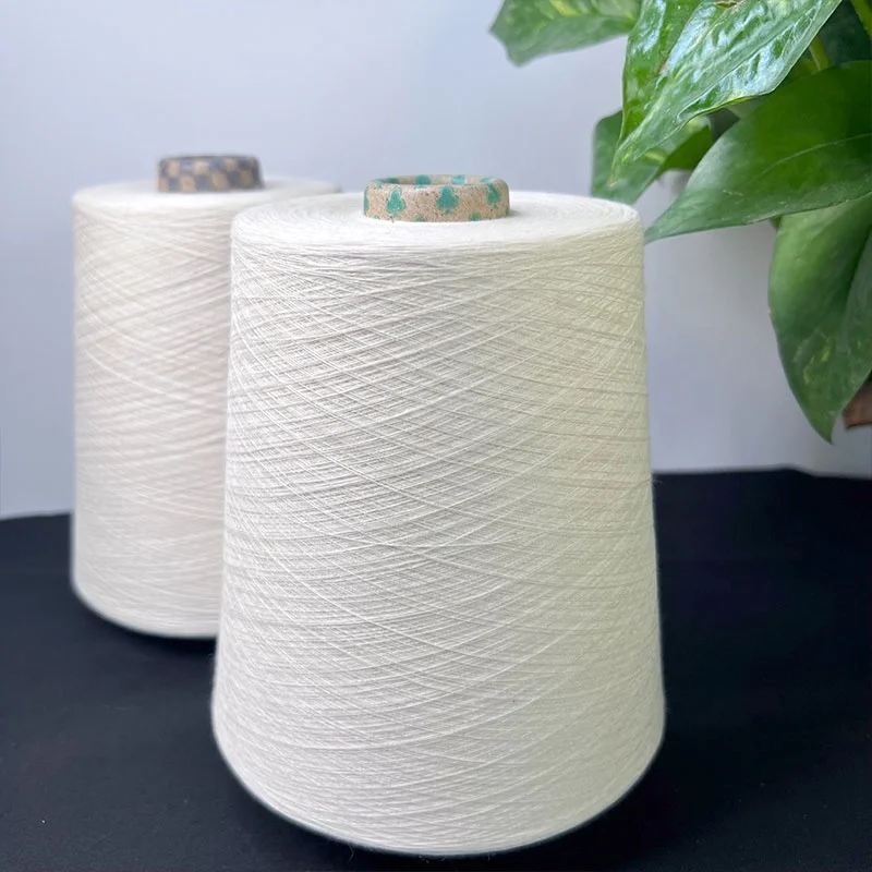 Good Price Raw White 100% Cotton Yarn  80/1 Compact Combed Pure 100% Cotton Yarn For Weaving