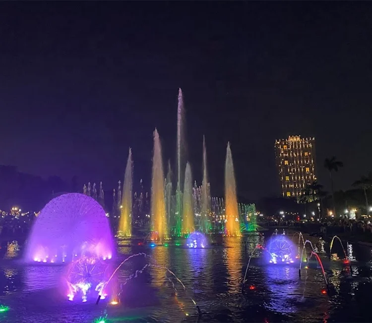 Artwatershow бесплатный дизайн мультимедийный управляемый большой пруд фонтан танцующий