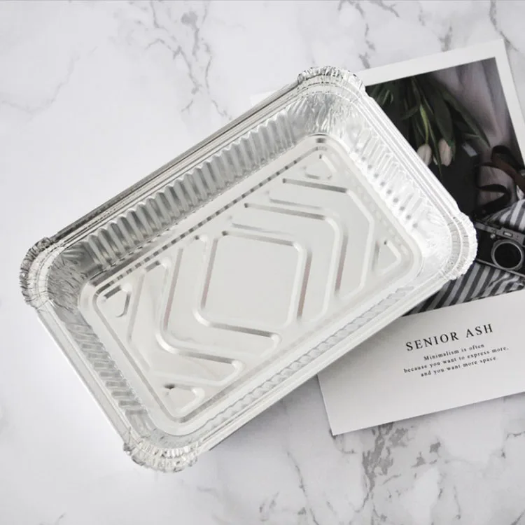 Одноразовая алюминиевая фольга в стиле Ближнего Востока 8389 контейнеров с крышками