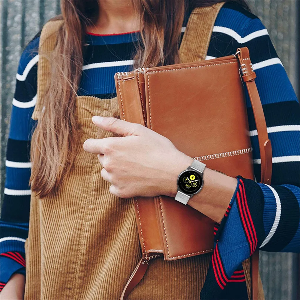 20mm/22mm Watchband Strap for Xiaomi Huami Amazfit Bip U/S Pace Lite Youth GTS 2 2e Milanese Smart Bracelet Bands Sport Correa